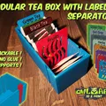 Hộp Trà Module Xếp Chồng Kèm Vách Ngăn Có Nhãn (Stackable) - Thumbnail 1