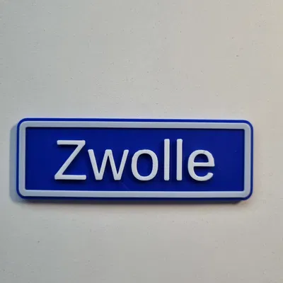 Bảng tên thành phố Zwolle