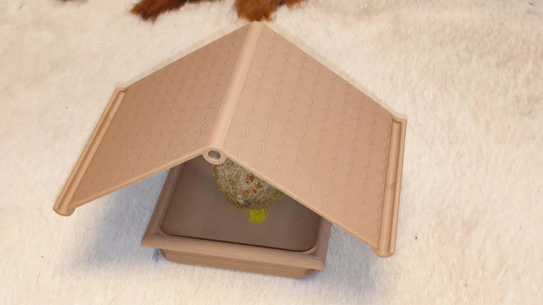 Nhà chim / máng ăn cho chim bạc má (Vogelhaus / Futterhaus für Meisen) - Image 1