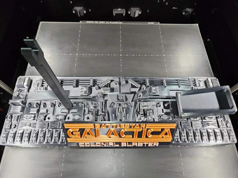 BSG 1978 - Đế Trưng Bày Colonial Blaster (Greebled) - Image 2