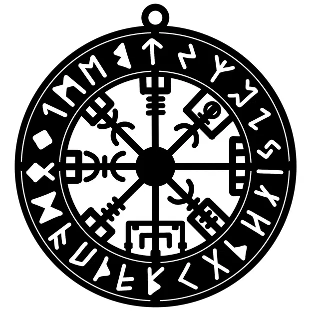 Vegvisir – Mặt dây chuyền (medallion) - Image 1