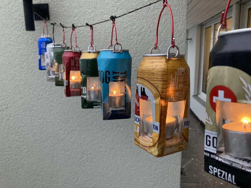 Lồng đèn từ lon soda dùng jig in 3D - Image 2