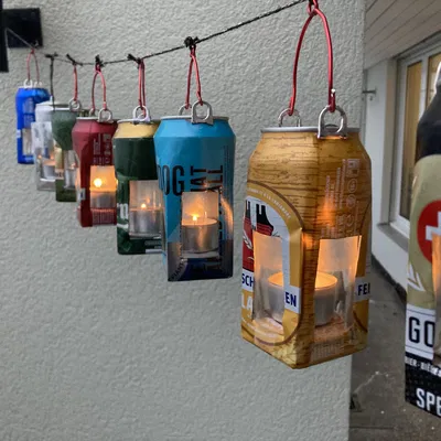 Lồng đèn từ lon soda dùng jig in 3D