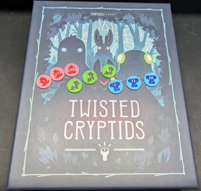 Token MMU cho Twisted Cryptids (PNP): Drop Bear, Kelpie & Kraken Meeples (FanModified) - Image 1