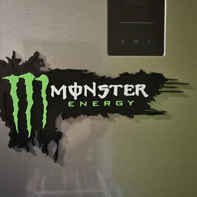 Monster Energy_Magnet – Logo Monster Energy làm magnet tủ lạnh