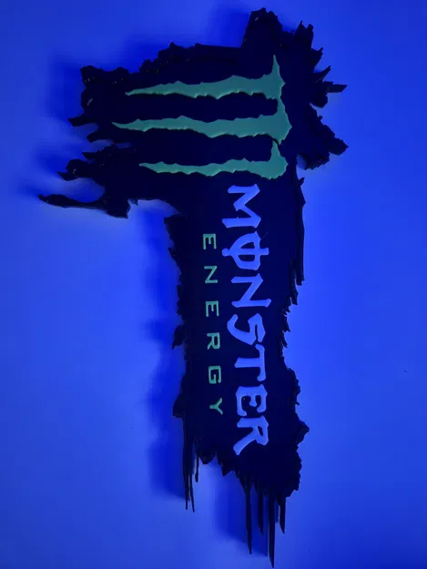 Monster Energy_Magnet – Logo Monster Energy làm magnet tủ lạnh - Image 3