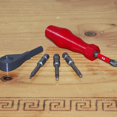 Tua vít mini đổi góc cho bit 50mm