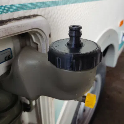 Nắp châm nước kèm đầu nối nhanh vòi vườn cho Thetford C2