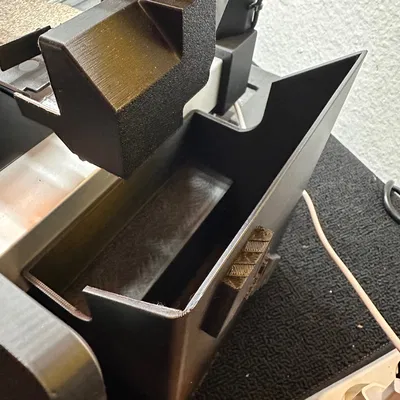 Hộp Poop cho viền đá 40x40x4cm, logo Anycubic & bảng tên