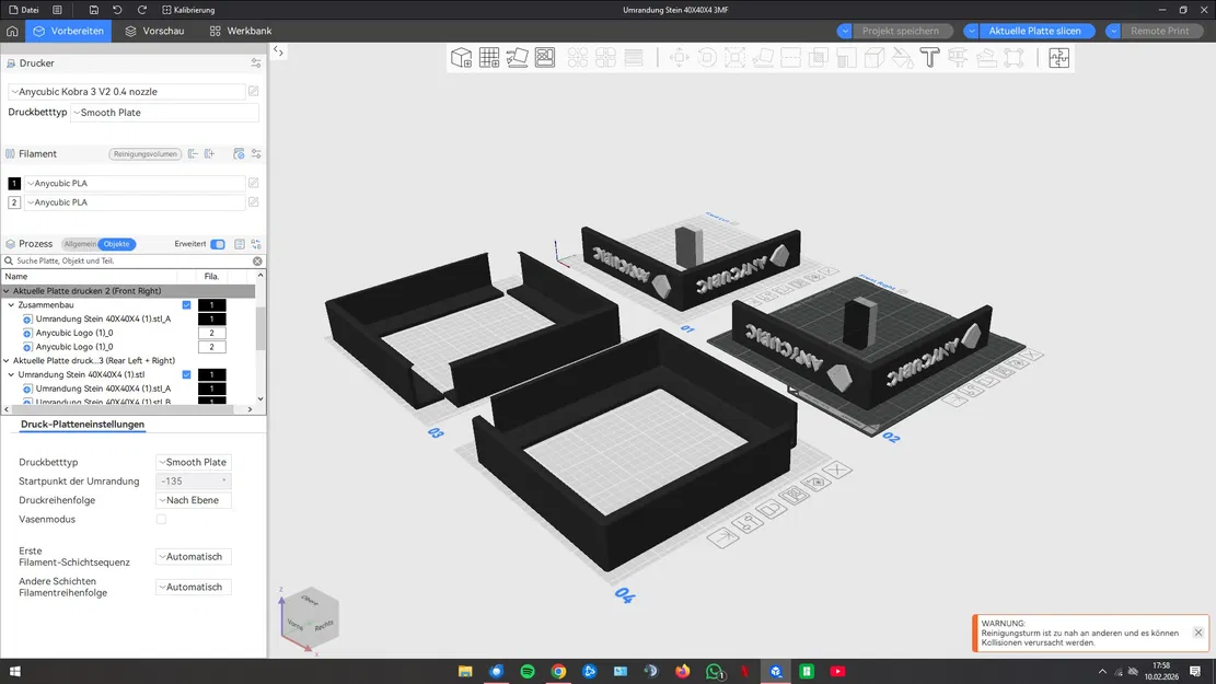 Tấm viền cho đá 40x40x4cm (có/không logo Anycubic) cho Kobra 3 - Image 4
