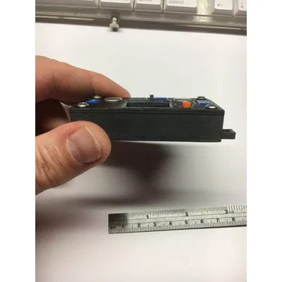 Vỏ hộp DROK LM2596-SDC LED 1 nút bấm 66x35mm (Buck Converter)