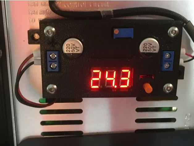 Vỏ hộp DROK LM2596-SDC LED 1 nút bấm 66x35mm (Buck Converter) - Image 6