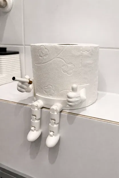 Toilet Paper Buddy – Phiên bản Nghỉ hút thuốc (Cigarette Break Edition) - Image 1