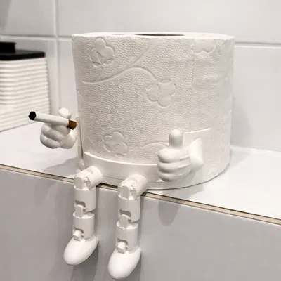 Toilet Paper Buddy – Phiên bản Nghỉ hút thuốc (Cigarette Break Edition)
