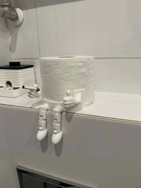 Toilet Paper Buddy – Phiên bản Nghỉ hút thuốc (Cigarette Break Edition) - Image 2