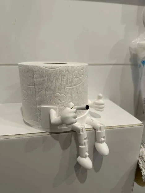 Toilet Paper Buddy – Phiên bản Nghỉ hút thuốc (Cigarette Break Edition) - Image 3