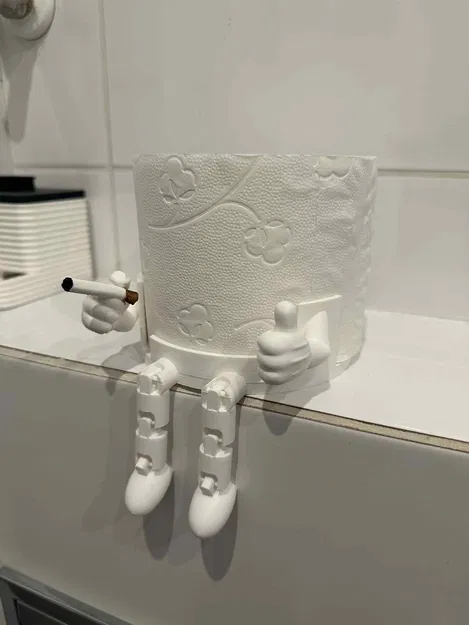 Toilet Paper Buddy – Phiên bản Nghỉ hút thuốc (Cigarette Break Edition) - Image 5