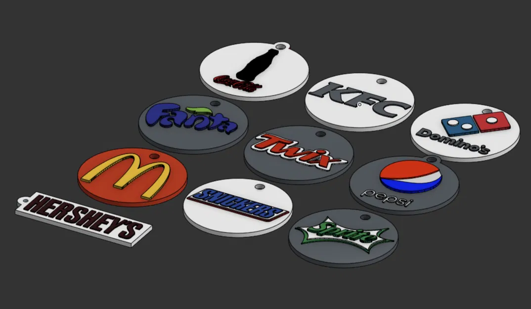 Móc khóa thương hiệu đồ ăn & thức uống nổi tiếng! - Image 1