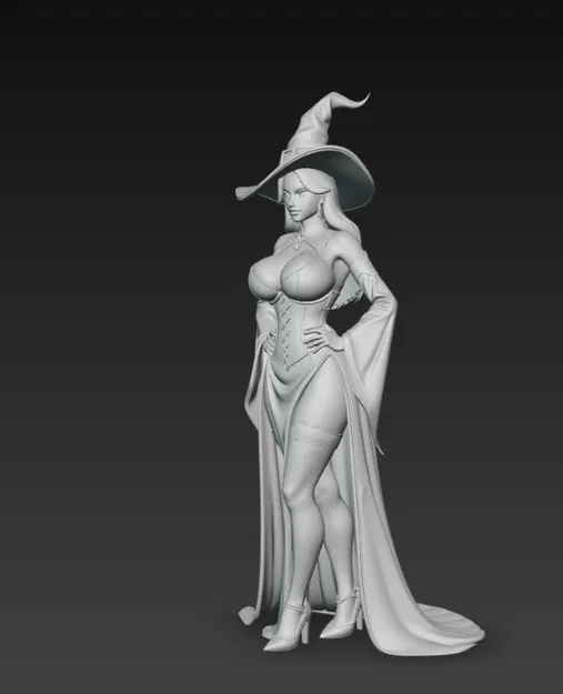 Mẫu 3D Phù Thủy Gợi Cảm (Sexy Witch) - Image 2
