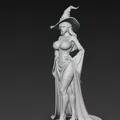 Mẫu 3D Phù Thủy Gợi Cảm (Sexy Witch) - Thumbnail 2