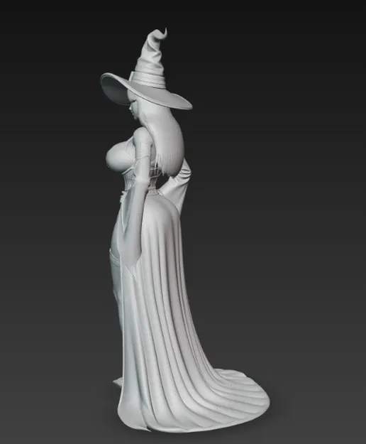 Mẫu 3D Phù Thủy Gợi Cảm (Sexy Witch) - Image 3