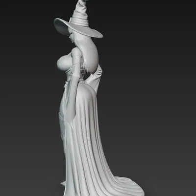 Mẫu 3D Phù Thủy Gợi Cảm (Sexy Witch)