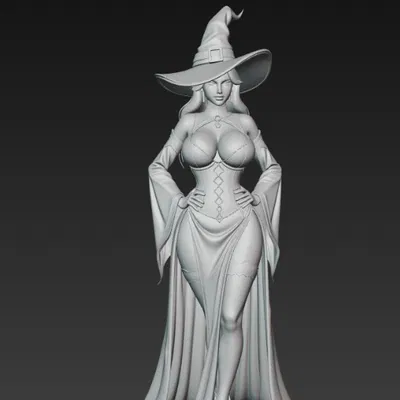 Mẫu 3D Phù Thủy Gợi Cảm (Sexy Witch)