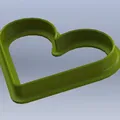 Khuôn bánh quy hình trái tim - Thumbnail 1