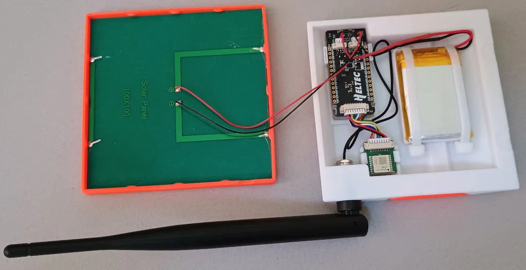LoRaMeshNodes - MSNvA: Vỏ case Heltec T114 chạy năng lượng mặt trời - Image 7