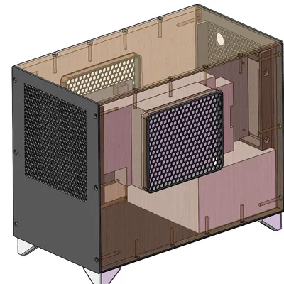 BC 250 Simple Wooden Case – Vỏ gỗ đơn giản cho BC250