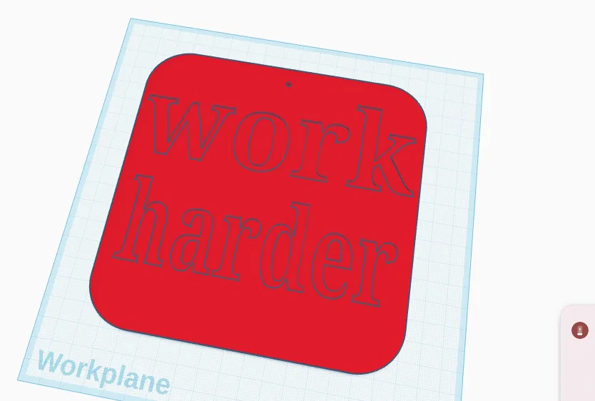 Bảng hiệu “Work Harder” - Image 1