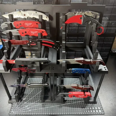 Kệ Trưng Bày Dao Modular (Modular Knife Display Stand)