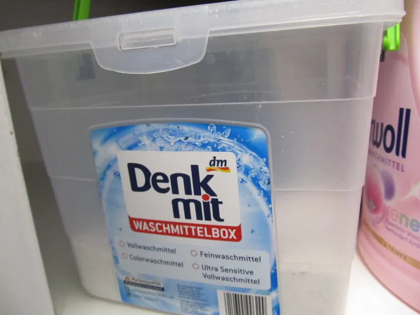 Kẹp cố định quai xách hộp bột giặt DM Denk Mit (DM Waschmittel Box Henkel Befestigungs - Clip) - Image 2