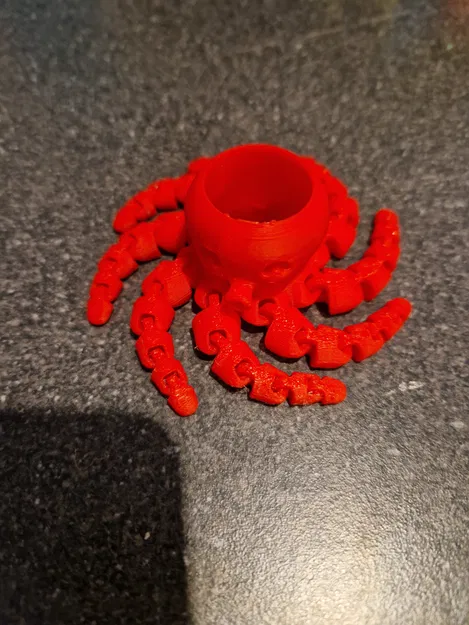 Woggle bạch tuộc khớp nối mini cho Scout (Articulated Octopus Scout Woggle) - Image 1