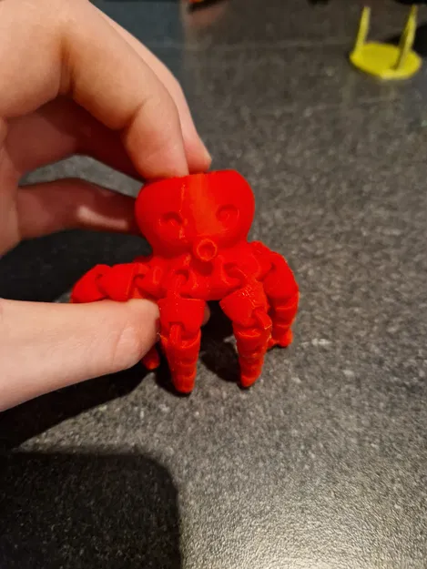 Woggle bạch tuộc khớp nối mini cho Scout (Articulated Octopus Scout Woggle) - Image 2