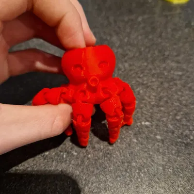 Woggle bạch tuộc khớp nối mini cho Scout (Articulated Octopus Scout Woggle)