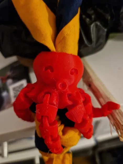 Woggle bạch tuộc khớp nối mini cho Scout (Articulated Octopus Scout Woggle) - Image 3