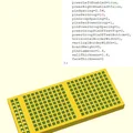 Breadboard OpenSCAD tham số hoá tuỳ biến - Thumbnail 5