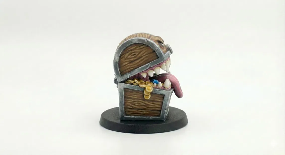 Chibi Mimic – Rương Kho Báu Lừa Tình (D&D Miniature) - Image 2