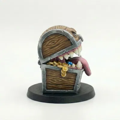 Chibi Mimic – Rương Kho Báu Lừa Tình (D&D Miniature)