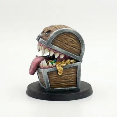 Chibi Mimic – Rương Kho Báu Lừa Tình (D&D Miniature)