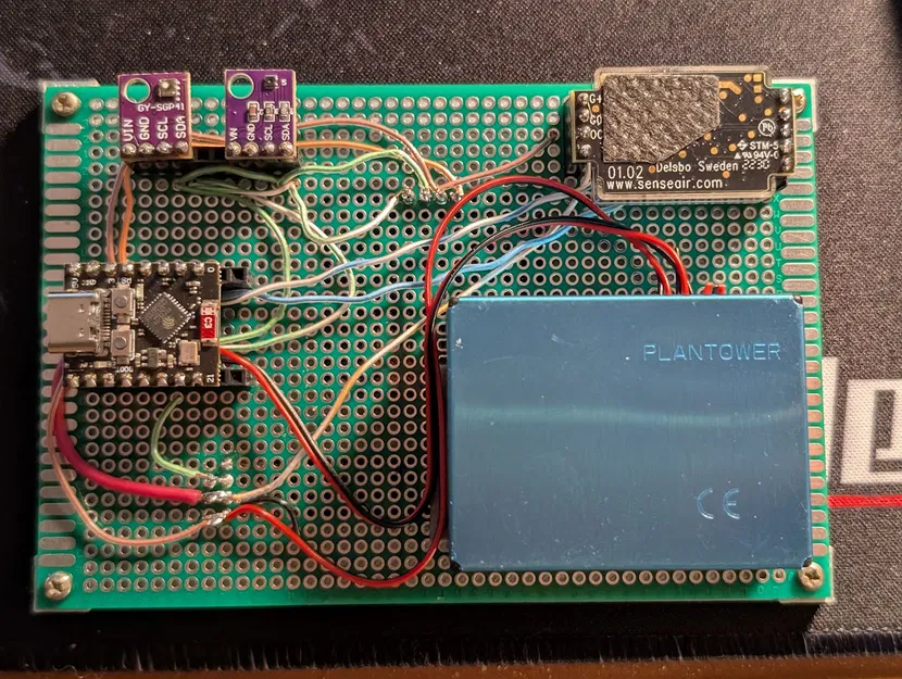 Cảm Biến Chất Lượng Không Khí Để Bàn DIY (Remix) - Image 3