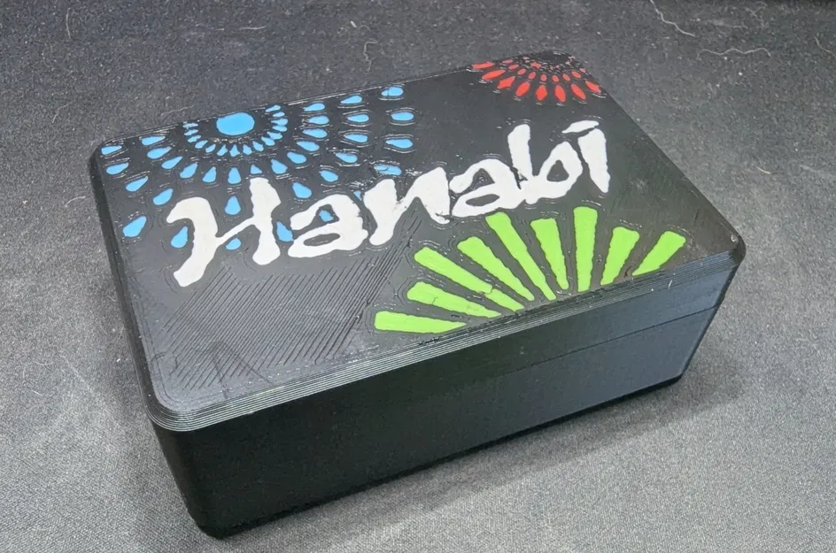 Hộp đựng game bài Hanabi - Nắp trơn hoặc nắp 5 màu - Image 2