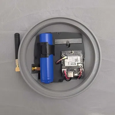 Vỏ "UFO" Meshtastic Outdoor Solar Node Enclosure