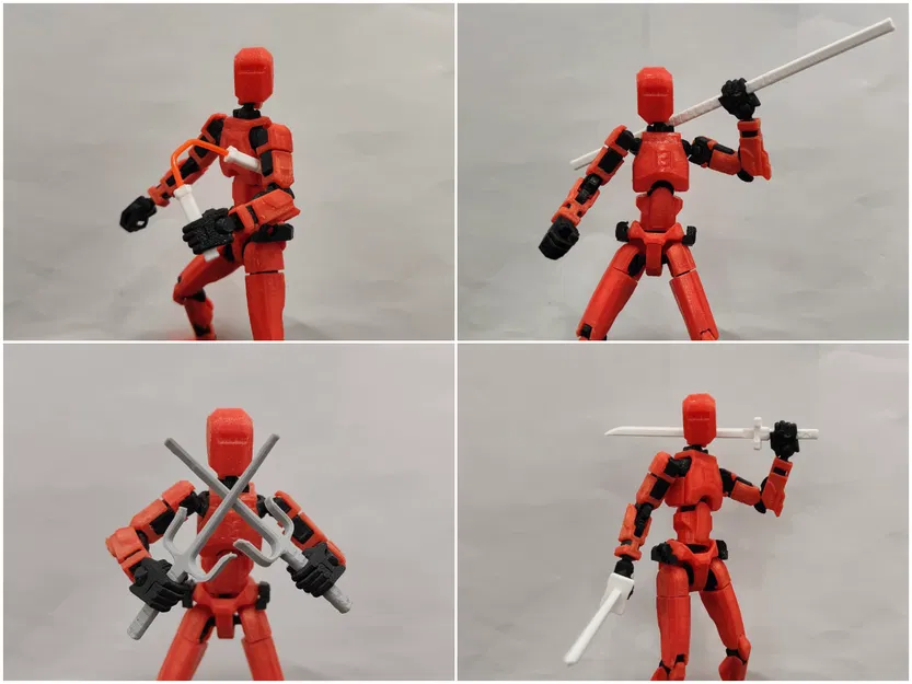 Dummy 13: TNMT Weapon Pack - Image 1