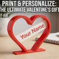 Kệ Trái Tim Valentine Tuỳ Biến (Customizable Valentine's Heart Stand) - Thumbnail 1