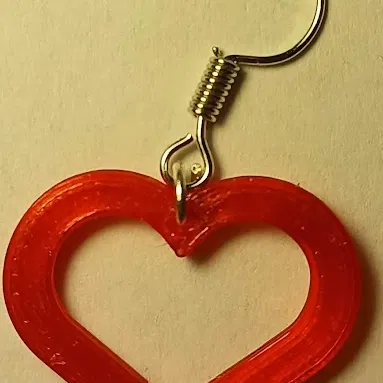 Bông tai TRÁI TIM (Náušnice SRDCE / HEART earrings)