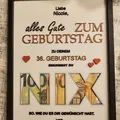 Quà tặng tiền sinh nhật Nix (Geburtstag Nix Geldgeschenk) - Thumbnail 1