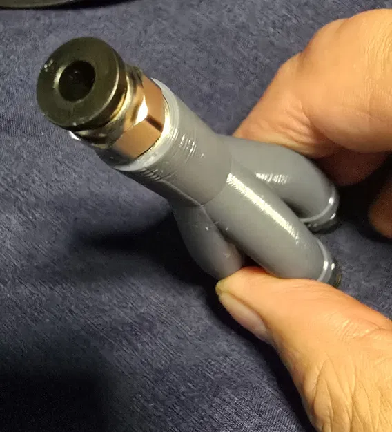 Bộ chia PTFE 4 nhánh ren M10 cho đầu nối PC4 - Image 3