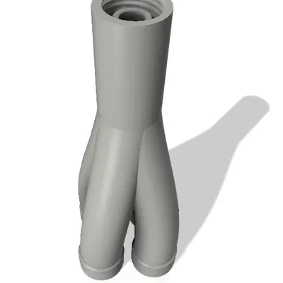 Bộ chia PTFE 4 nhánh ren M10 cho đầu nối PC4